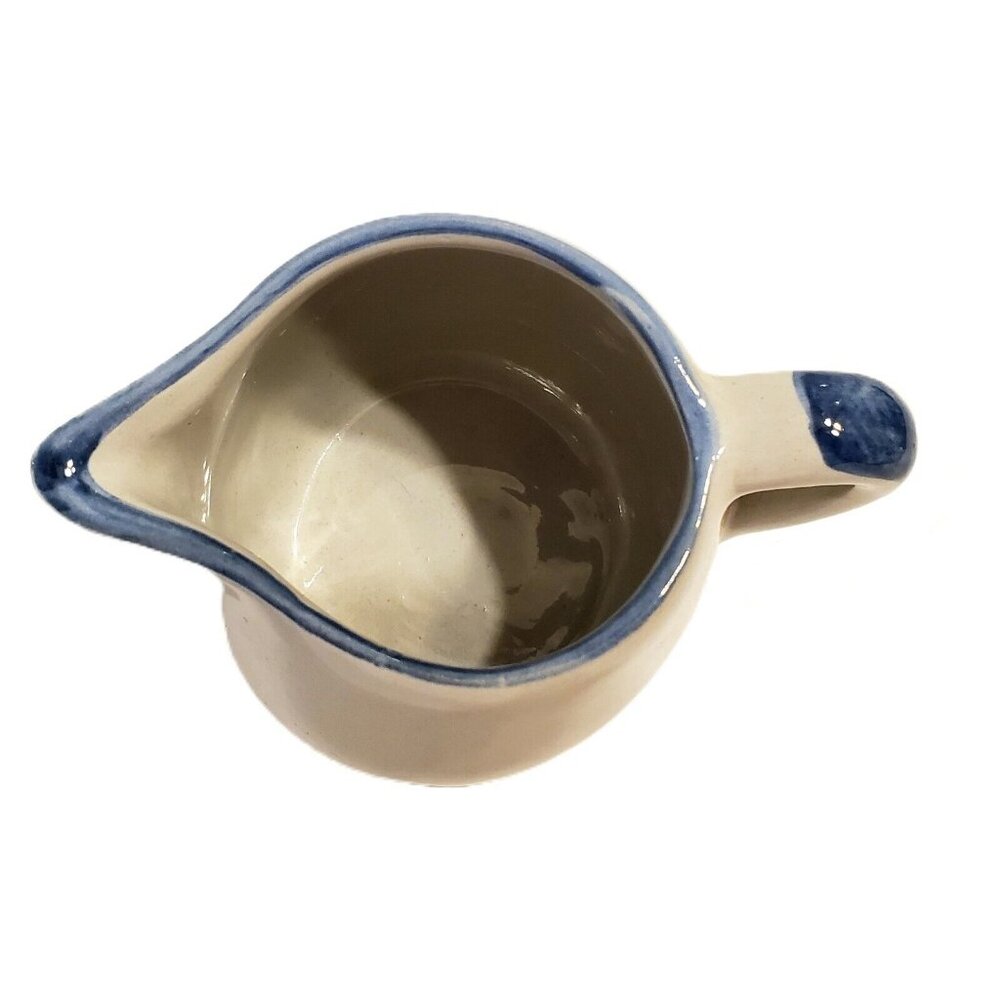 Louisville Stoneware Pottery Pitcher Creamer Sailboat Gravy Syrup Nautical USA - Picture 5 of 10